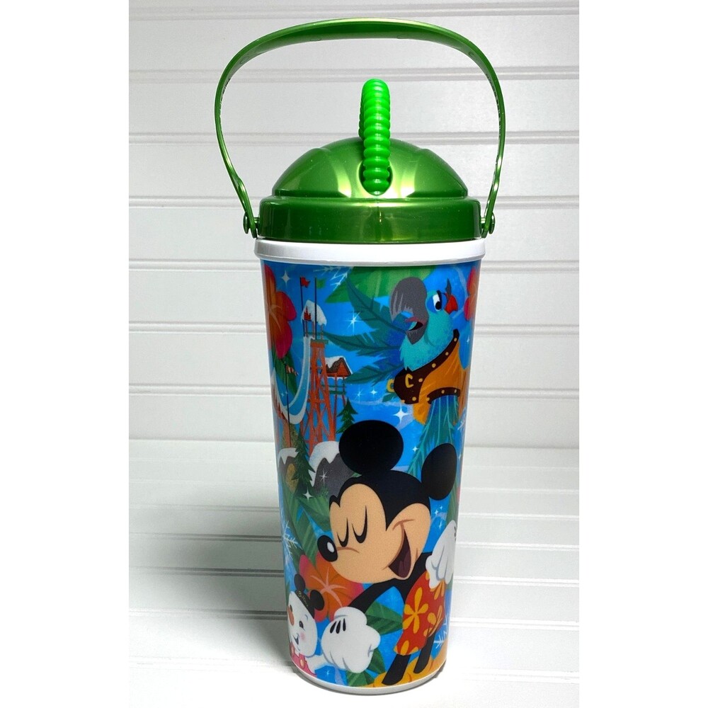 Disney Water Parks Typhoon Lagoon Blizzard Beach Mickey Minnie Souvenir Tumbler